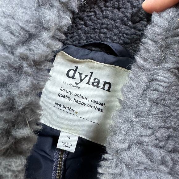 Dylan Gray Full Zip Quilted Sherpa Sleeveless Fleece Cozy Outerwear Vest Medium - Picture 13 of 15
